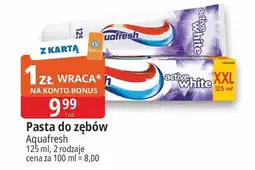 E.Leclerc Pasta do zębów Aquafresh Active White oferta