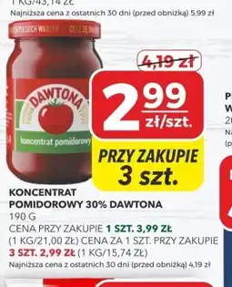 Społem Koncentrat pomidorowy Dawtona oferta