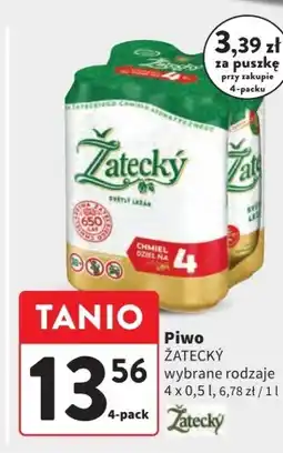 Intermarche Piwo Zatecky oferta