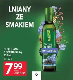 Selgros Kujawski olej lniany z czarnuszką oferta