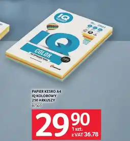 Selgros Papier kesro a4 iq kolorowy oferta