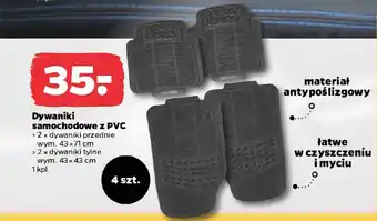 Dywaniki samochodowe z PVC