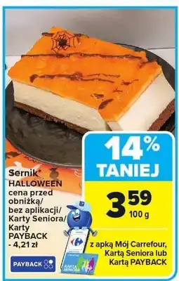 Carrefour Market Sernik HALLOWEEN Carrefour Market oferta