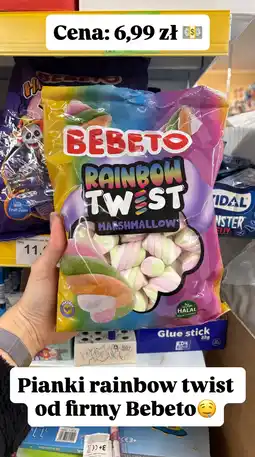 Dino Pianki marshmallow Rainbow Twist Bebeto oferta