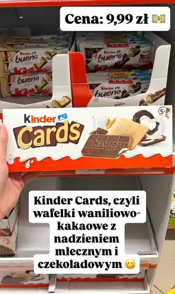 Dino Wafelki Kinder Cards 5 szt oferta
