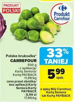 Carrefour Market Brukselka polska CARREFOUR 500 g oferta