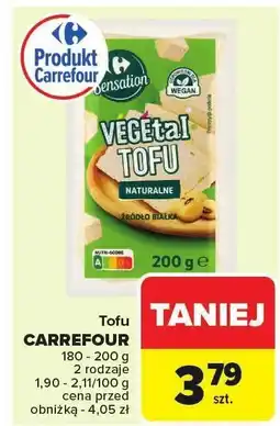 Carrefour Market Tofu CARREFOUR naturalne oferta