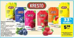 Carrefour Market Owoce liofilizowane KRESTO 15-25 g ananas, banany, borówki, jeżyny, maliny, mango, truskawki oferta