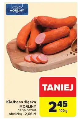 Carrefour Market Kiełbasa śląska MORLINY oferta