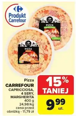 Carrefour Market Pizza CARREFOUR CAPRICCIOSA, 4 SERY, MARGHERITA oferta
