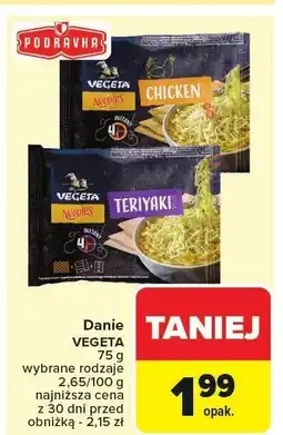 Carrefour Market Danie VEGETA wybrane rodzaje oferta