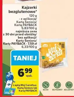 Carrefour Kajzerki bezglutenowe BAJGIEL INCOLA 190 g oferta