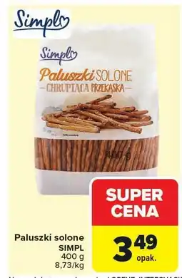 Carrefour Market Paluszki solone SIMPLY oferta