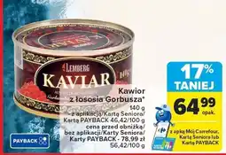 Carrefour Kawior z łososia Gorbusza LEMBERG oferta