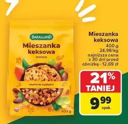 Carrefour Mieszanka keksowa BAKALLAND 400 g oferta