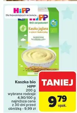 Carrefour Market Kaszka bio HIPP 200g oferta
