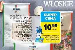 Carrefour Pinsa TESORI 230 g oferta