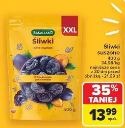 Carrefour Śliwki całe owoce suszone BAKALLAND 400 g oferta