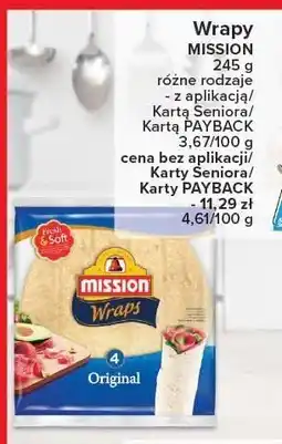 Carrefour Wrapy MISSION Original 245 g oferta