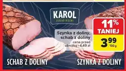 Carrefour Szynka z doliny, schab z doliny KAROL oferta