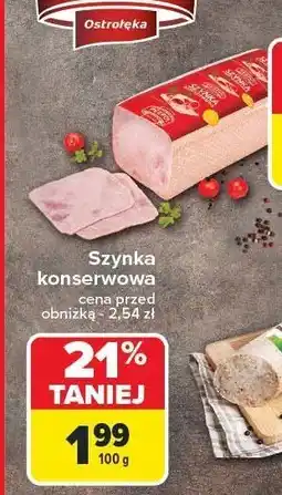 Carrefour Szynka konserwowa PEKPOL oferta
