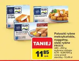 Carrefour Paluszki rybne meksykańskie, nuggety, steki rybne Frosta oferta