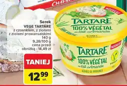 Carrefour Serek VEGE TARTARE z czosnkiem z ziołami prowansalskimi 140 g oferta