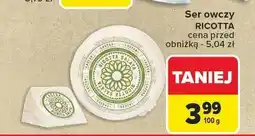 Carrefour Ser owczy RICOTTA Carrefour oferta