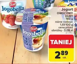 Carrefour Jogurt owocowy Duet Zott Jogobella różne rodzaje oferta