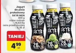 Carrefour Jogurt do picia proteinowy Skyr Men różne rodzaje Bakoma oferta