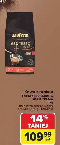 Carrefour Kawa ziarnista Lavazza ESPRESSO BARISTA GRAN CREMA oferta