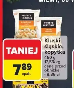 Carrefour Kluski śląskie, kopytka Proste Historie oferta