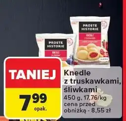 Carrefour Knedle z truskawkami, śliwkami Proste Historie oferta