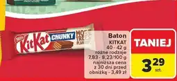 Carrefour Baton KitKat Chunky różne rodzaje oferta