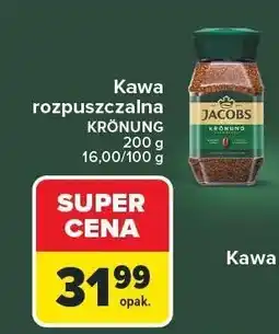 Carrefour Kawa rozpuszczalna Jacobs KRONUNG oferta