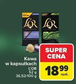 Carrefour Kawa w kapsułkach L'OR oferta