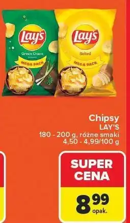 Carrefour Chipsy Lay's oferta