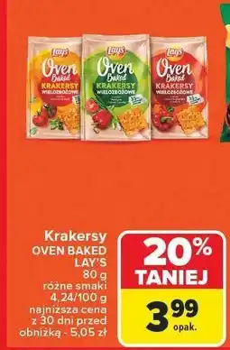 Carrefour Krakersy Oven Baked Lay's oferta
