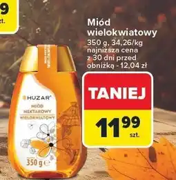 Carrefour Miód wielokwiatowy Huzar oferta