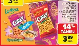 Carrefour Chrupki Curly Lorenz oferta