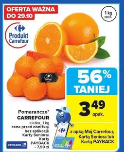 Carrefour Pomarańcze Carrefour siatka oferta