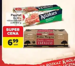 Carrefour Pasztet Krakus 3x 83 g oferta