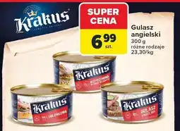 Carrefour Gulasz angielski Krakus 300 g oferta