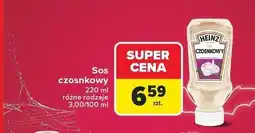 Carrefour Sos czosnkowy Heinz 220 ml oferta