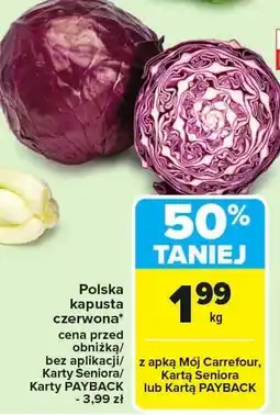 Carrefour Kapusta polska czerwona Carrefour oferta