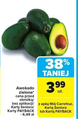 Carrefour Awokado zielone Carrefour oferta
