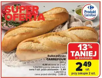 Carrefour Bułka paryska CARREFOUR oferta
