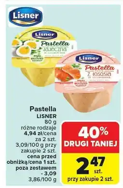 Carrefour Pastella LISNER 80 g różne rodzaje oferta