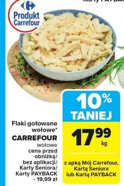 Carrefour Flaki gotowane wołowe CARREFOUR oferta