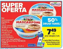 Carrefour Ser mascarpone PIĄTNICA Piątnica oferta